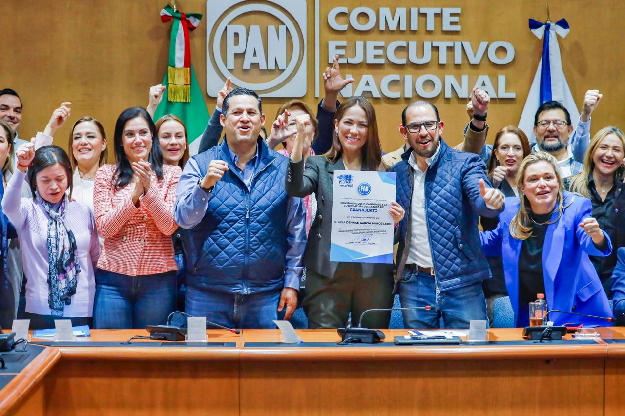 Aprueban candidatura de LIBIA a Gobernadora de Guanajuato.