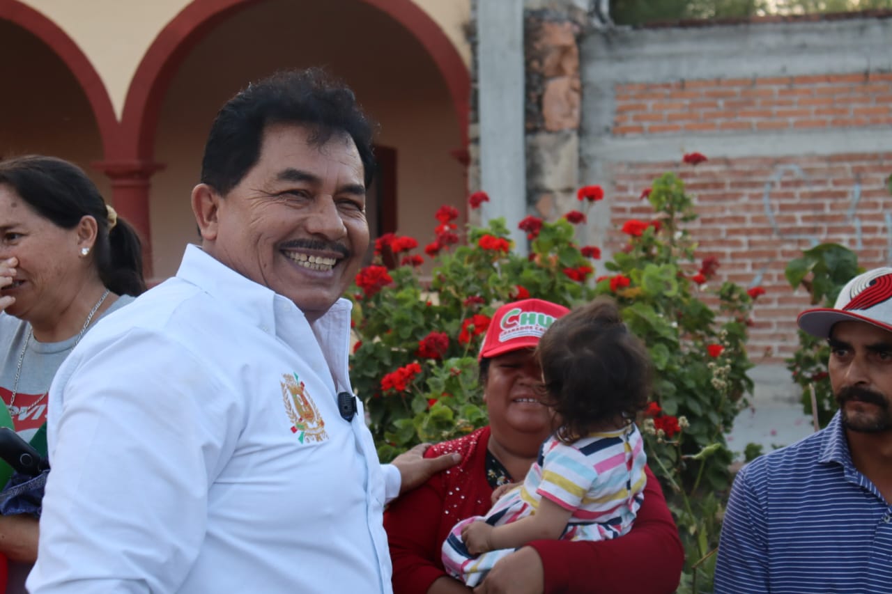 Apertura campaña Chuy Granados, abanderado del PRI, en Los Ocotes.