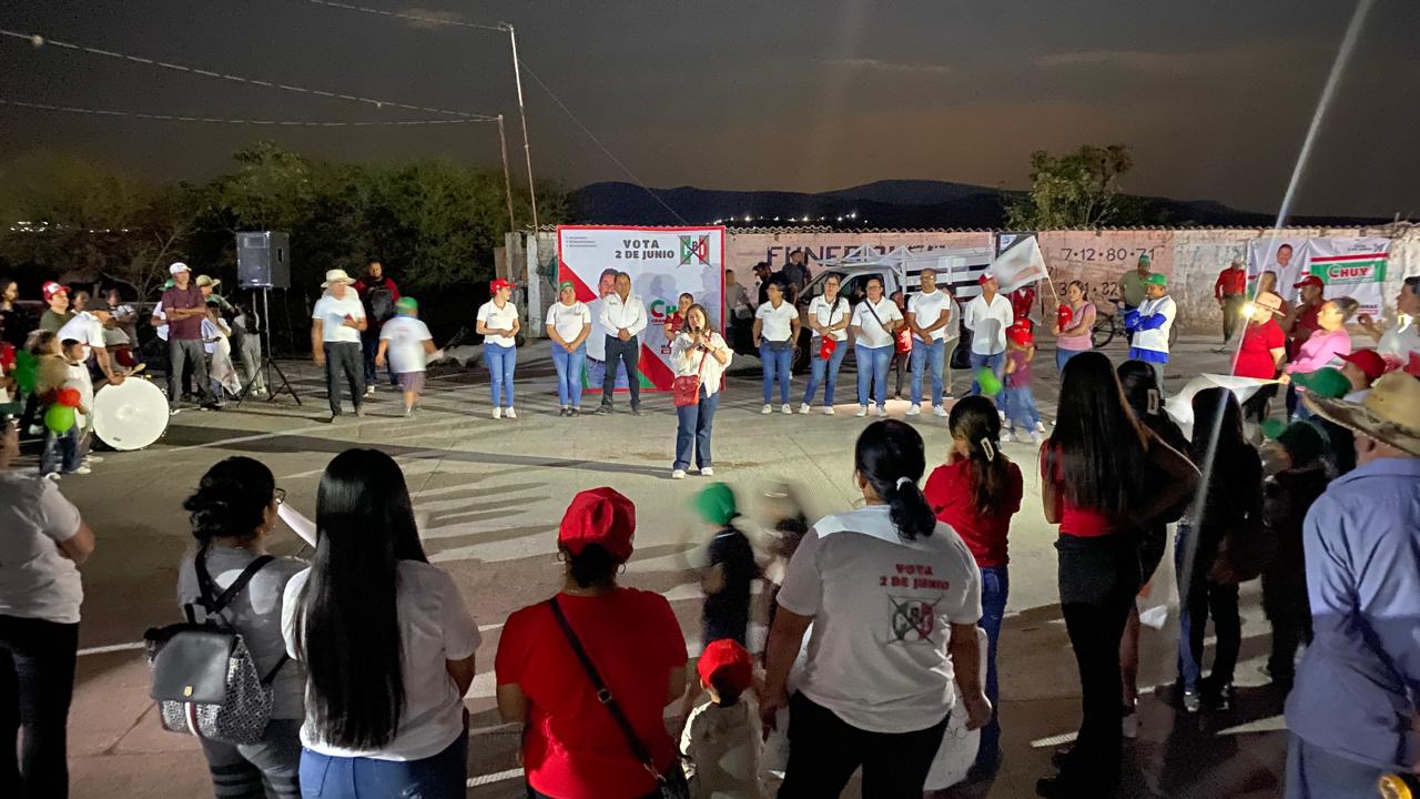 Jesús Granados Calderón, acompañado de su planilla, visitaron las localidades de Las Tablas, El Paraíso y Cerro Prieto.