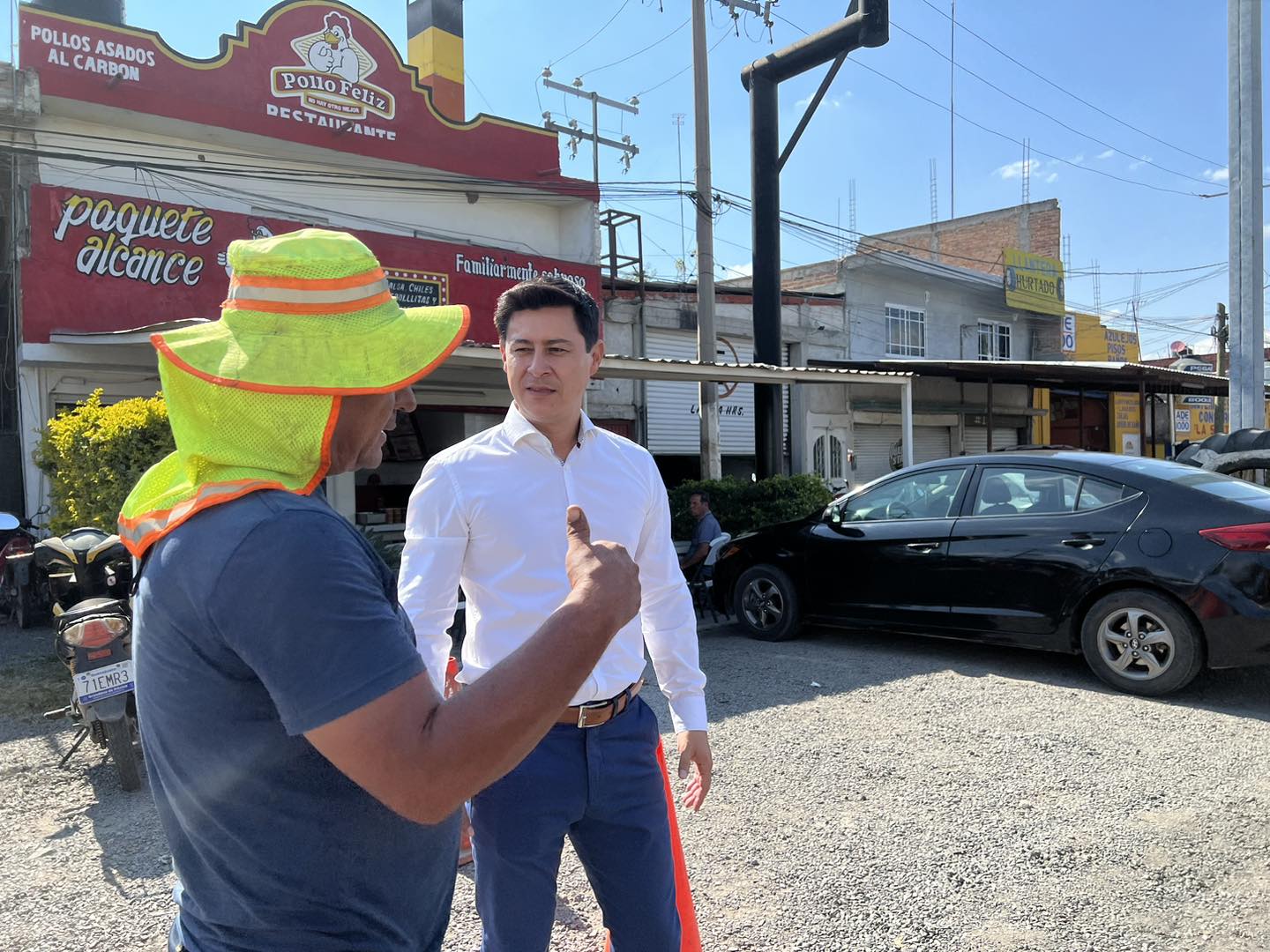 El Alcalde Adolfo Alfaro continúa cercano a la ciudadanía y supervisa avances en obras clave para el municipio