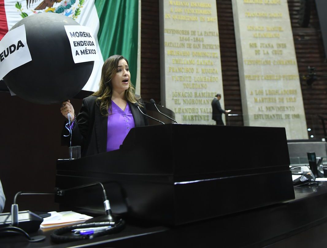 Diputada Diana Estefanía Gutiérrez Valtierrra critica la Ley de Ingresos 2025 por incremento de deuda pública y falta de enfoque social