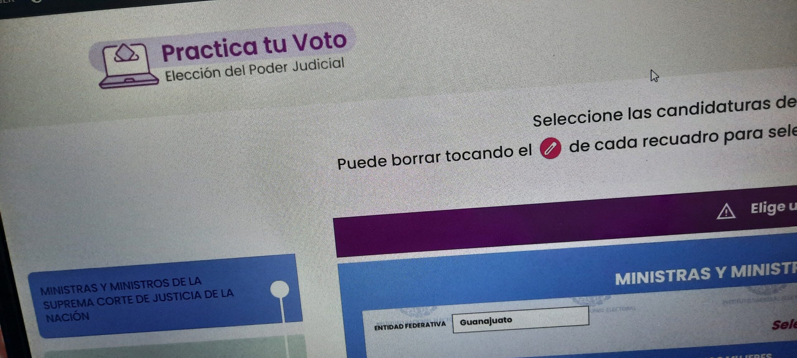 Invita INE Guanajuato a conocer las seis boletas de laelección de personas juzgadoras del próximo 1 de junio