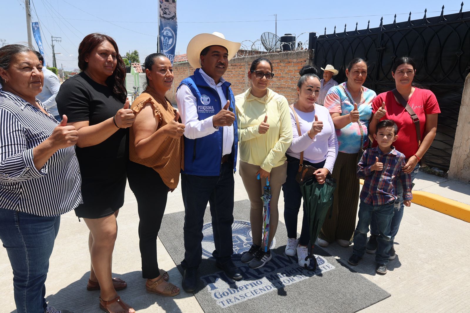 Cambia estatus de calle Hidalgo en Guadalupe de Jalpa con la pavimentación
