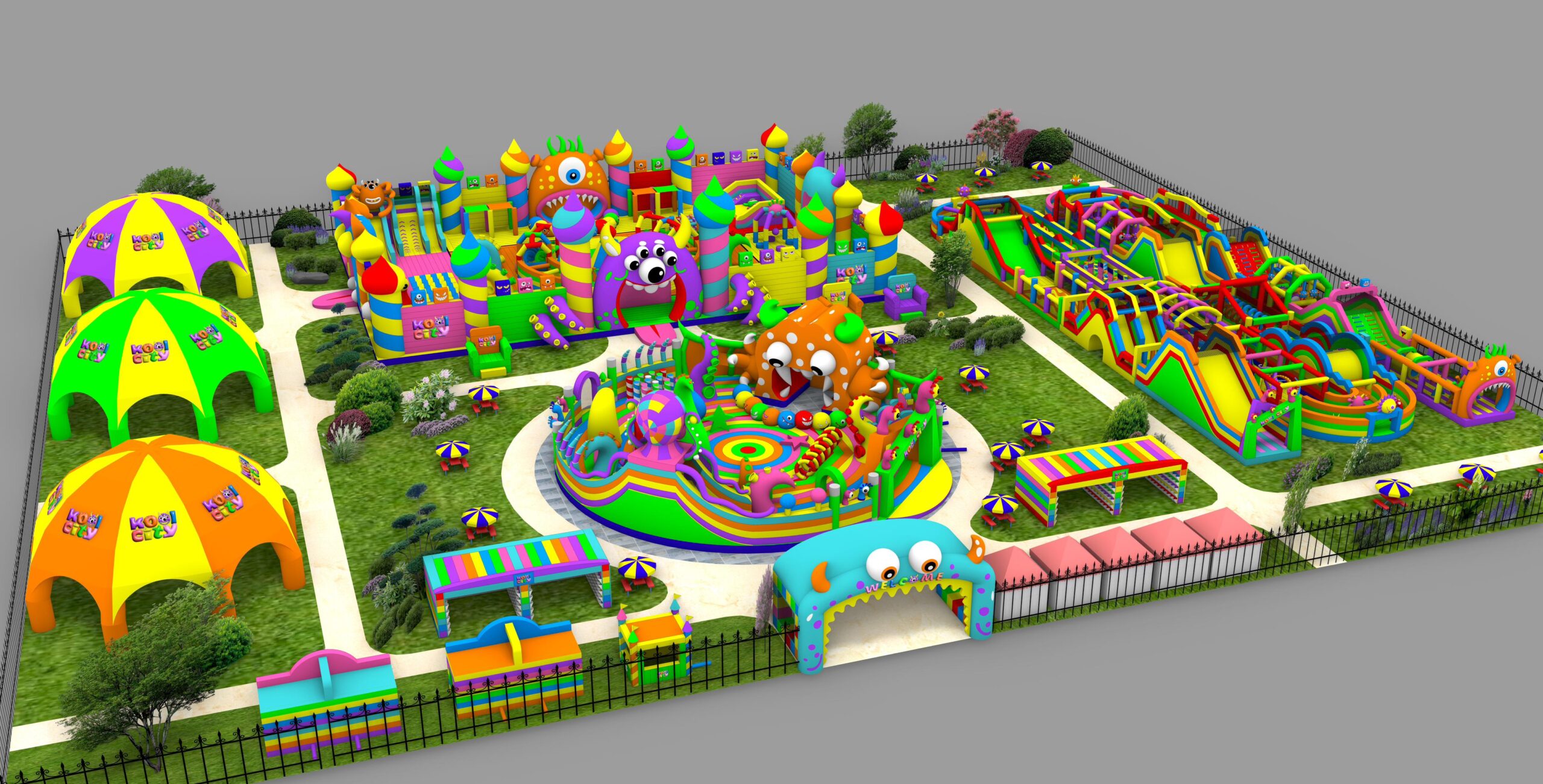 KOOL CITY: LA AVENTURA INFLABLE MÁS GRANDE LLEGA A  VIVE LEÓN 2025