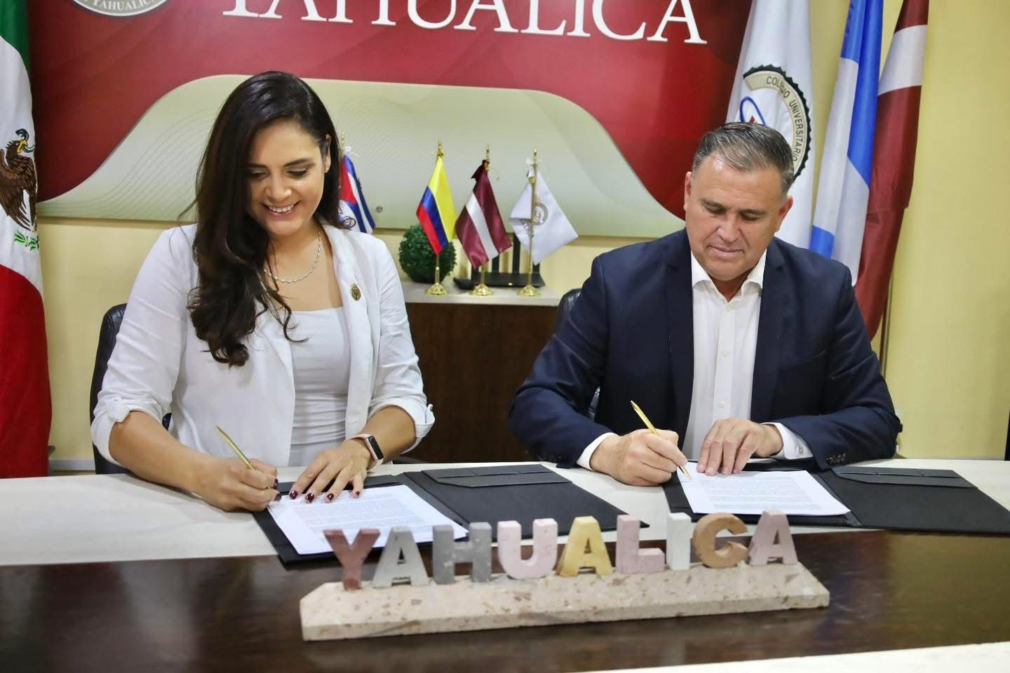 Colegio Universitario de Yahualica firma convenio con CODE Guanajuato para fortalecer el impulso al deporte