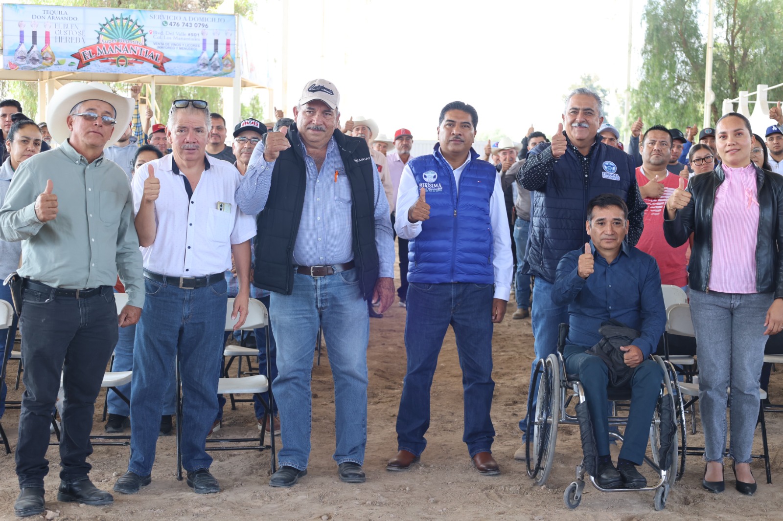 Municipio y productores rurales unidos para fortalecer el campo con equipamiento.