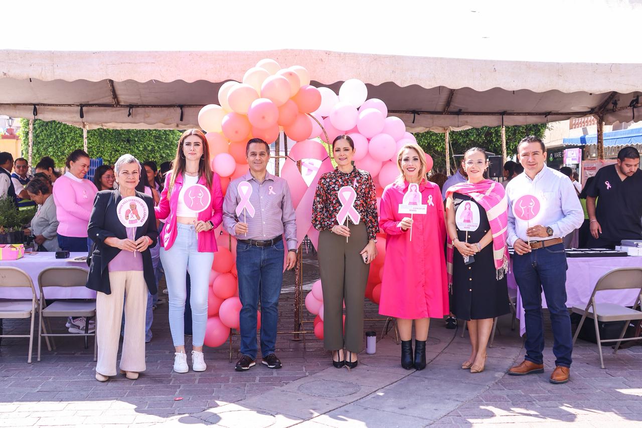 CONMEMORAN EN SAN FRANCISCO DEL RINCÓN EL DÍA INTERNACIONAL DE LA LUCHA CONTRA EL CÁNCER DE MAMA