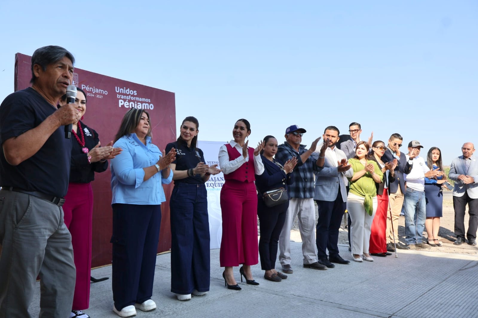 Inauguran avenida principal en colonia Miguel Hidalgo de Pénjamo