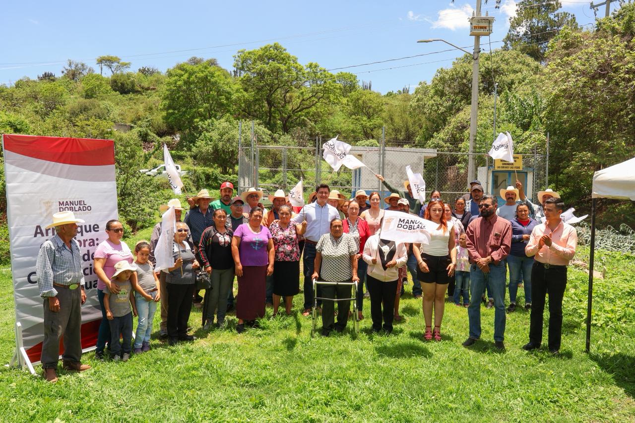 Gobierno de Manuel Doblado acerca el servicio de agua potable a comunidades rurales.